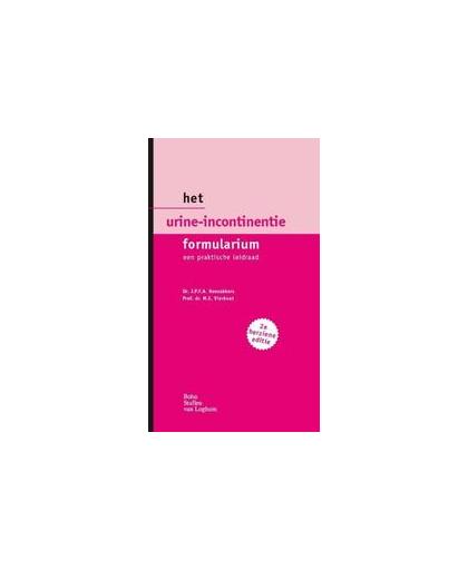 Het urine-incontinentie formularium. een praktische leidraad, Vierhout, M.E., Heesakkers, J.P.F.A., Paperback