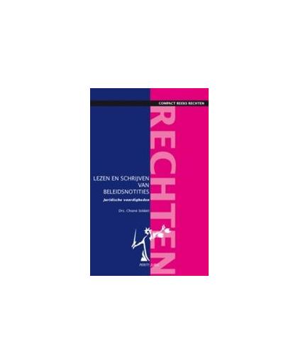 Lezen en Schrijven van Beleidsnotities. juridische vaardigheden, Soldati, Chiara, Paperback