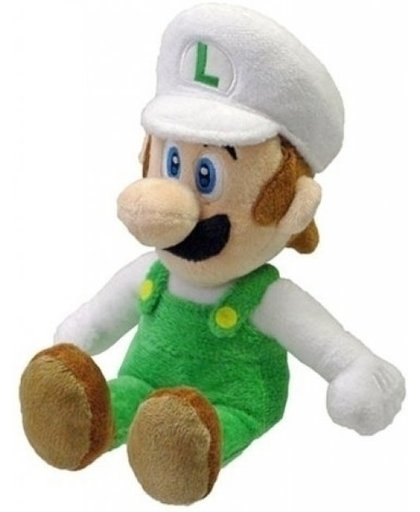 Super Mario Pluche - Fire Luigi (20cm)