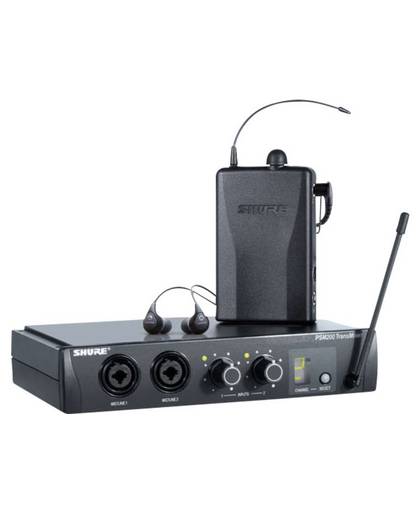 Shure PSM 200 in-ear-systeem incl. oortelefoon (SE112-GR-E).