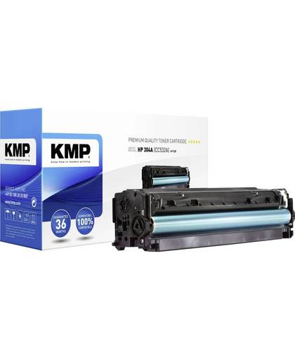 KMP Tonercassette vervangt HP 304A, CC532A Compatibel Geel 2800 bladzijden H-T125