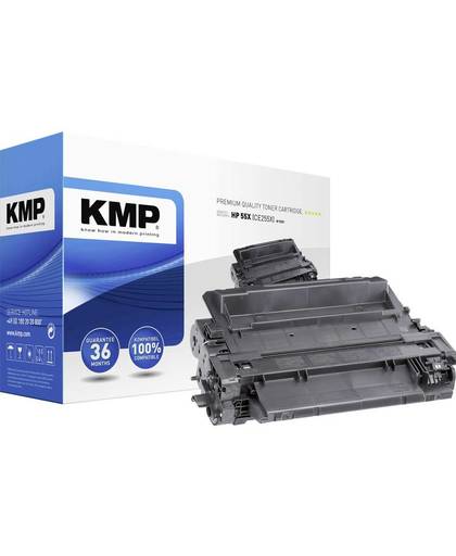 KMP Tonercassette vervangt HP 55X, CE255X Compatibel Zwart 12500 bladzijden H-T231