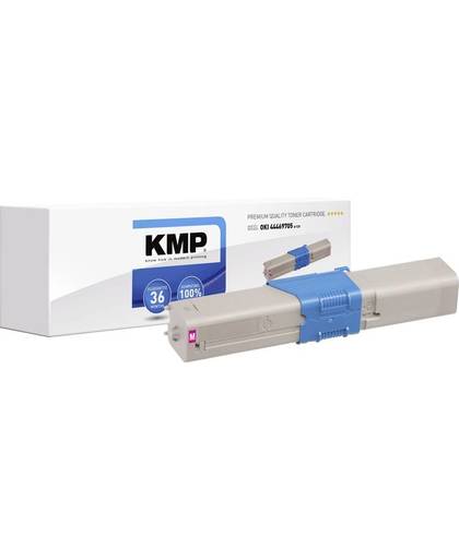KMP Tonercassette vervangt OKI 44469705 Compatibel Magenta 2000 bladzijden O-T29