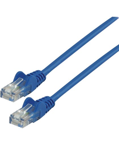 UTP CAT 5e netwerk kabel 0,50 m blauw