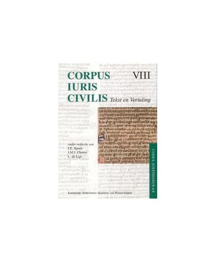 Corpus Iuris Civilis VIII Codex Justinianus 4 - 8 VIII Codex Justinianus iv-viii. tekst en Vertaling, Hardcover