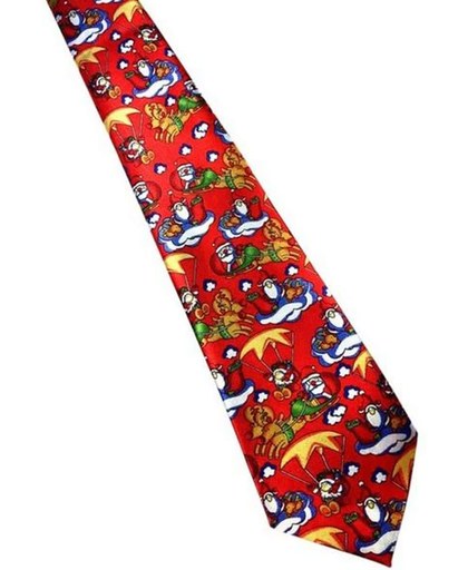Kerst stropdas – Merry Christmas and a Happy New Tie Nr. 15 – Men Christmas Tie