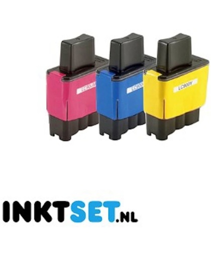 Jamos - Inktcartridges / Alternatief voor de Brother LC-900 Kleuren CMY Set