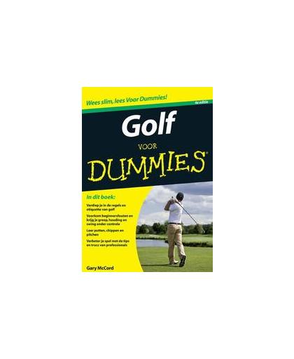 Golf voor Dummies. Voor Dummies, McCord, Gary, Paperback