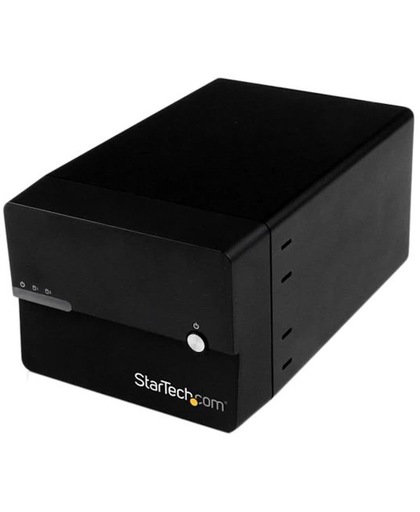 StarTech.com USB 3.0/eSATA dubbele 3,5" SATA III RAID externe harde-schijfbehuizing met UASP en ventilator zwart