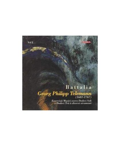 ESSERCIZII MUSICI OVERO D ENSEMBLE BATTALIA/SOLOS & TRIOS 1-6. Audio CD, G.P. TELEMANN, CD