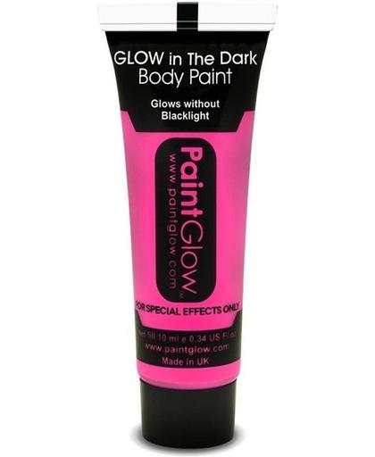 PaintGlow glow in the dark body paint roze