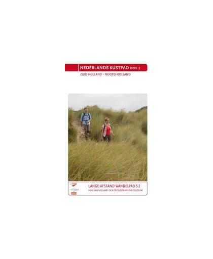 Nederlands kustpad Zuid-Holland noord-Holland. lange-afstand-wandelpad 5-2, wandelen door Hollandse duinen, Paperback