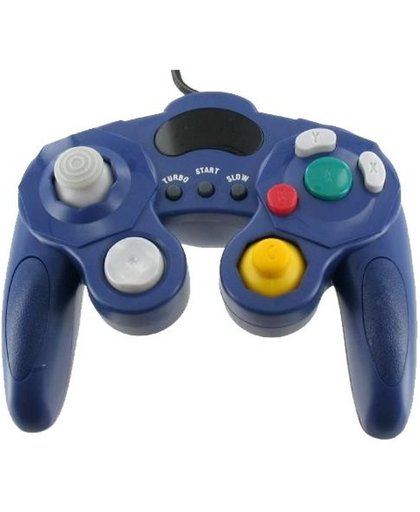 Gamecube / Nintendo Wii Controller Met Vibratie - Blauw