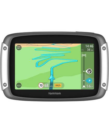 TomTom Rider 40 navigator 10,9 cm (4.3") Touchscreen Vast Zwart, Zilver 280 g