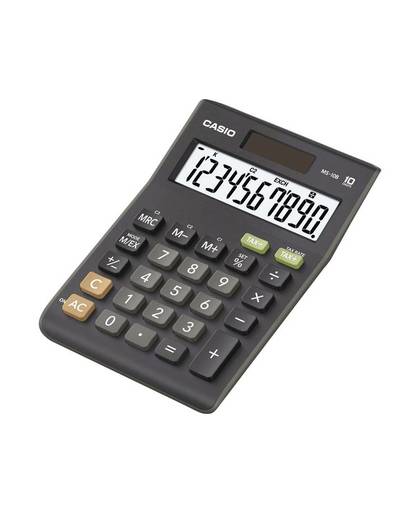 Casio MS-10B calculator Desktop Basisrekenmachine Zwart