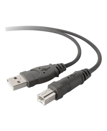 USB 2.0 Aansluitkabel Belkin [1x USB-A 2.0 stekker - 1x USB-B 2.0 stekker] 3 m Zwart