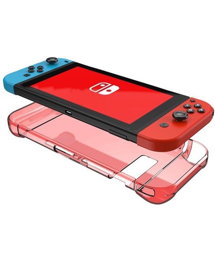 Shop4 - Nintendo Switch - Harde Bescherm Case Rood