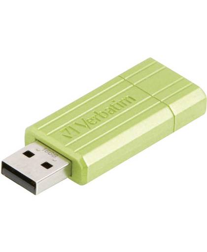 Verbatim Store 'n' Go PinStripe USB flash drive 16 GB 2.0 USB-Type-A-aansluiting Groen