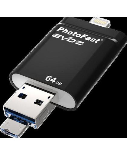 Photofast i-FlashDrive EVO PLUS for iOS Android & Mac/PC 8GB