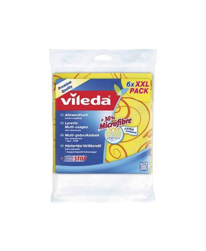 Doel doek met 30% microfiber 6-pack Vileda 116361