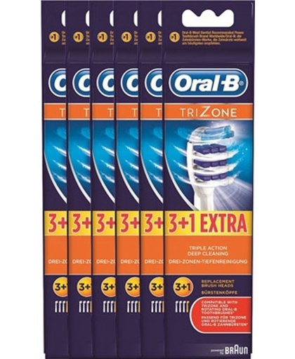 Oral B Opzetborstels Trizone 6 x 4 = 24 opzetborstels Voordeelverpakking