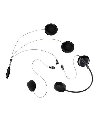 Albrecht COHS Universal-Headset 41932 Headset met microfoon Geschikt voor (helm): Integraalhelm, Jethelm
