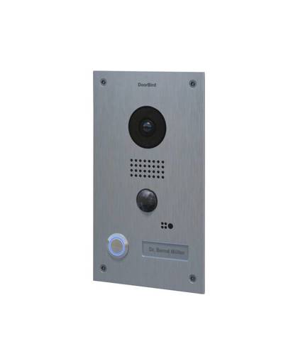DoorBird D201 WiFi deurbel met video WiFi, LAN Buitenunit voor 1 gezinswoning RVS