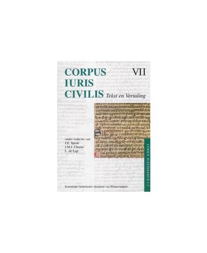 Corpus Iuris Civilis VII Codex Justinianus 1 - 3 7 VII Corpus Iuris Civilis. Hardcover