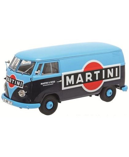 Volkswagen T1b Transporter 'Martini' 1959 - 1963 1:18 Schuco Blauw