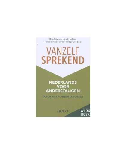 Vanzelfsprekend. Nederlands voor anderstaligen. Werkboek Engels, Van Loo, Helga, Paperback
