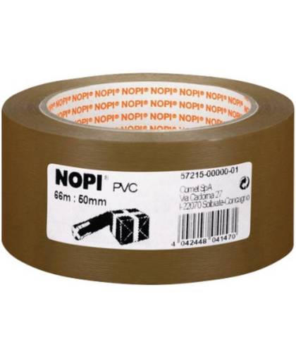 Pakband Nopi Bruin (l x b) 66 m x 50 mm Nopi 57215-00000 1 rollen
