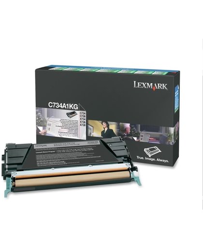 Lexmark C73x, X73x 8K zwarte retourprogr. tonercartr.
