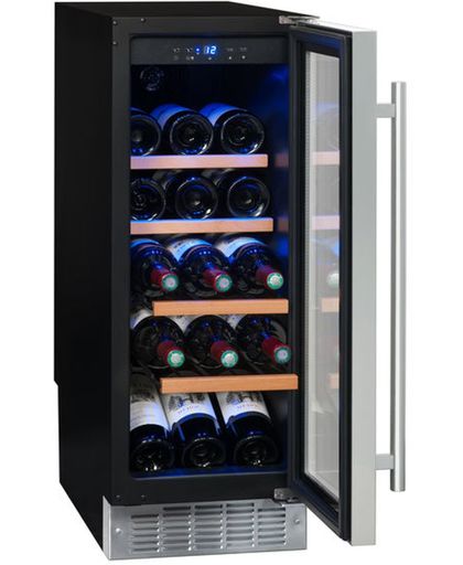 La Sommelière CVDE21 - Wijnklimaatkast - Inbouw, Monotemperatuur (21 flessen) 4 legplanken, Energieklasse B