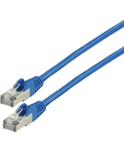 FTP CAT 6 netwerk kabel 1,00 m blauw