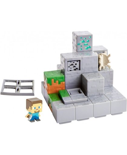 Minecraft Mini Figure Environment Set - Mining Mountain