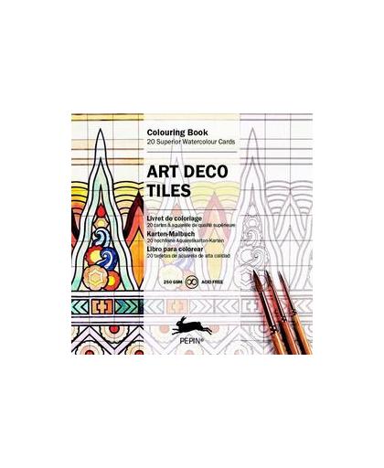 Art Deco Tiles. Colouring Book, Van Rooje, Pepin, Paperback