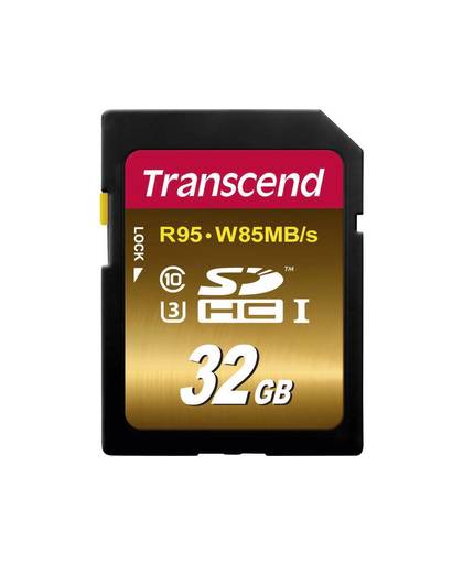 Transcend Extreme SDHC-kaart 32 GB Class 10, UHS-I, UHS-Class 3