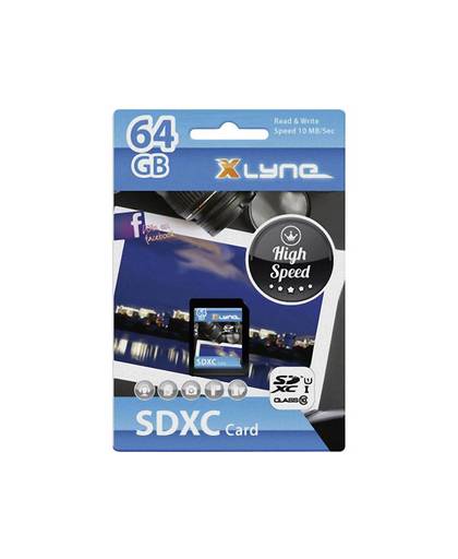 Xlyne 7364000 SDXC-kaart 64 GB Class 10, UHS-I