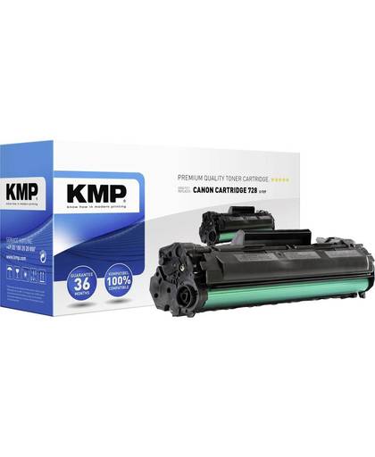 KMP Tonercassette vervangt Canon 728 Compatibel Zwart 2300 bladzijden C-T27