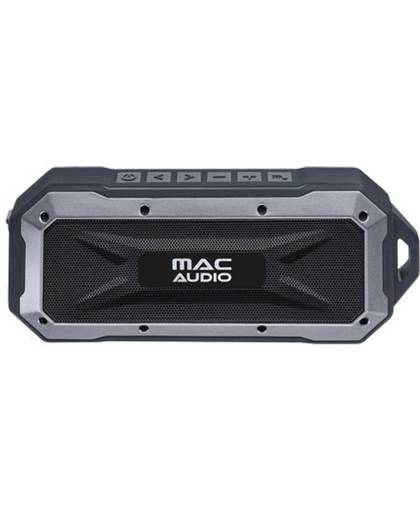 Mac Audio BT Wild 401 Bluetooth luidspreker AUX, Handsfree-functie, Outdoor, stofdicht, watervast Zwart, Grijs