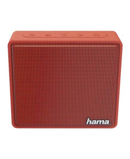 Hama Pocket Bluetooth luidspreker AUX, Handsfree-functie, SD Rood