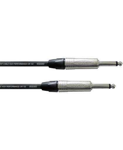 Cordial Pro Line Instrumenten Kabel [1x Jackplug male 6.3 mm - 1x Jackplug male 6.3 mm] 3 m Zwart