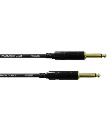 Cordial CCI 3 PP Instrumenten Kabel [1x Jackplug male 6.3 mm - 1x Jackplug male 6.3 mm] 3 m Zwart