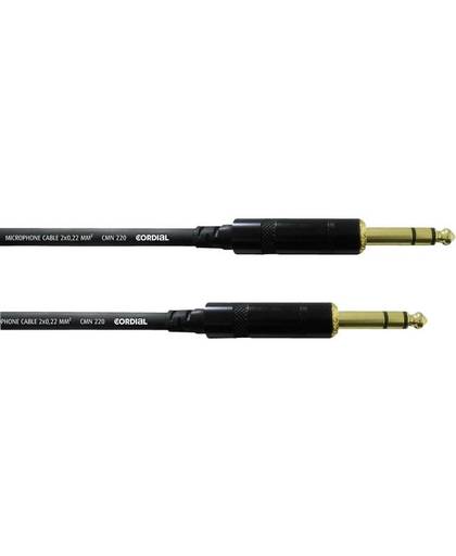 Cordial CFM 0,6 VV Instrumenten Kabel [1x Jackplug male 6.3 mm - 1x Jackplug male 6.3 mm] 0.6 m Zwart