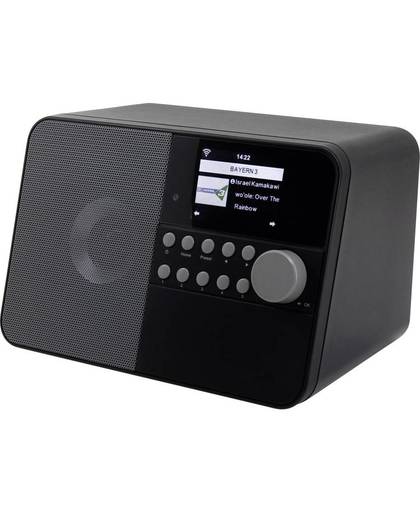 SoundMaster IR6000SW Internet Tafelradio AUX, WiFi Zwart