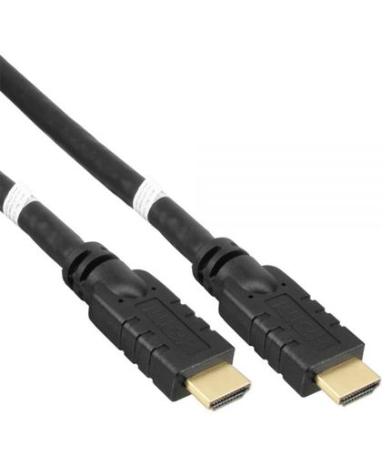 InLine Actieve HDMI kabel met ingebouwde versterker - 15 meter