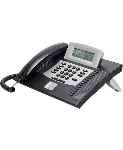 Auerswald COMfortel 1600 ISDN systeemtelefoon Verlicht Zwart, Zilver