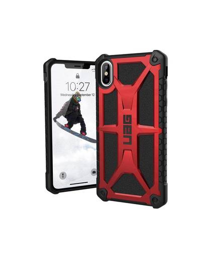uag Monarch iPhone Backcover Geschikt voor model (GSMs): Apple iPhone XS Max Rood
