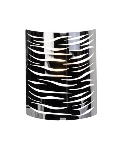 Brilliant Zebra 94425/15 Wandlamp E14 40 W LED Chroom
