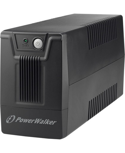 PowerWalker 10121024 Line-Interactive 600VA 2AC-uitgang(en) Toren Zwart UPS